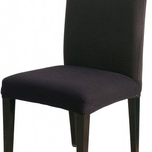 Set de 6 huse pentru scaune Shinesky, negru, poliester, 45 - 55 cm / 60-65 cm - Img 1