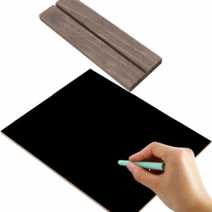 Set de 6 mini tablite Cohentbliss, lemn, negru/gri, 15 x 5 x 13 cm - Img 7
