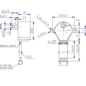 Set de 6 placi ULN2003 pentru actionare motor 10Gtek, metal, multicolor, 5V