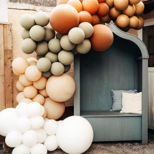 Set de baloane pentru petrecere AODIGEGE, latex, multicolor, 127 piese