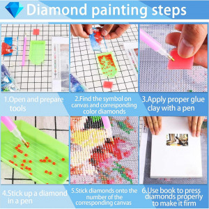 Set de creatie cu diamante Showker, model masina, multicolor, 30 x 40 cm - Img 4