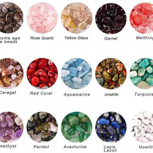 Set de margele pentru bijuterii Loscrew, cristal, multicolor - Img 7