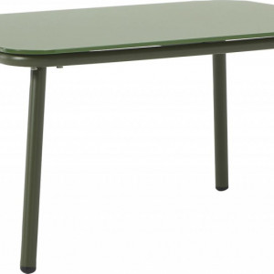 Set de mobilier pentru gradina Malo, 2 fotolii, canapea si o masa, aluminiu/sticla/poliester, alb/verde - Img 2