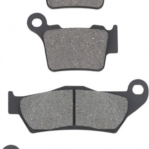 Set de placute de frana fata-spate, AHL, metal, gri/negru, 94 x 37,5 x 7,5 mm / 64 x 41,5 x 9 mm