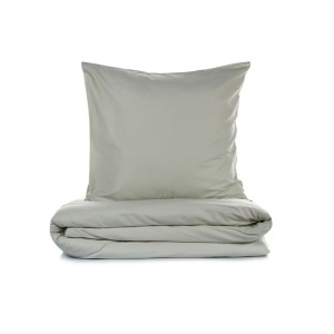 Set husa pilota si o fata de perna Re-Bloom, bumbac, verde salvie, 155 x 120 cm / 80 x 80 cm, Resigilat, Grad A