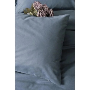 Set lenjerie de pat dublu ranforce, bumbac 100%, gri antracit - Verificat A · Re-Bloom - Img 2