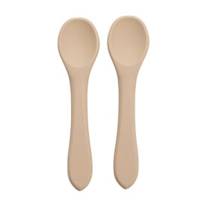 Set Lingurite din silicon, AppeKids - Bubble Beige - Img 4