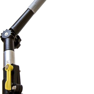 Set maner telescopic cu pamatuf DocaPole, plastic/aluminiu, galben/negru/argintiu, 3,6 m - Img 2