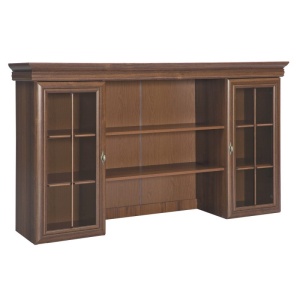Set mobila living comoda VM4 si vitrina VMN5, 168 x 46 x 97 cm, Nuc - Img 2