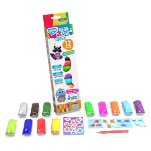 Set plastilina Lovin 12pcs*15gr - Neon&Classic - Img 2