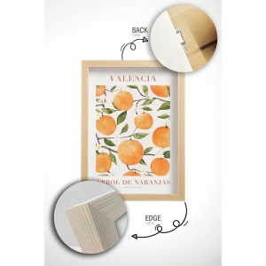 Set tablou decorativ Re-Bloom, 3 piese, MDF/lemn masiv, multicolor, 33 x 48 cm - Img 3
