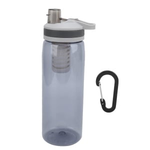 Sticle cu filtru pentru apa Plplaaoo, ABS, gri, 770 ml