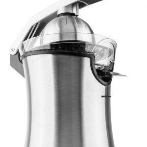 Storcator de citrice Heinner AREN HCP-160SS, Putere 160W, 2 conuri, Filtru inox, Maner cu aluminiu turnat, Inox - Img 1