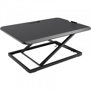 Suport reglabil pe inaltime pentru laptop Bontec, metal/lemn, negru, 67D x 47W x 40.2H