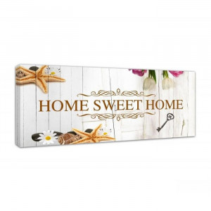 Tablou „Home Sweet Home”, 140 x 45 cm - Img 4
