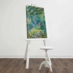 Tablou decorativ canvas, 45x70 cm, panza suede 100%, cadru lemn 100% grosime 3 cm, multicolor - Verificat A · Re-Bloom - Img 4