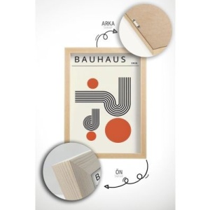 Tablou decorativ Re-Bloom, 3 piese, lemn masiv/MDF, multicolor, 33 x 48 cm - Img 2