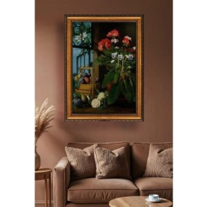 Tablou decorativ Re-Bloom, panza/le,m. multicolor, 50 x 70 cm - Img 2