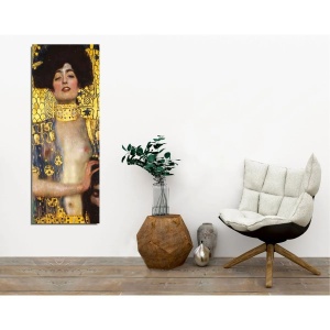 Tablou decorativ Re-Bloom, panza/lemn, multicolor, 30 x 80 cm - Img 2