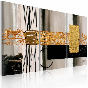 Tablou Ebern Designs, 3 piese, panza/lemn, multicolor, 60 x 120 cm