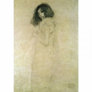 Tablou 'Portrait of a Young Woman' by Gustav Klimt, 30 x 40 cm - Img 1
