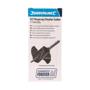 Taietor cu carburi pentru zidarie 77 mm SDS, Silverline