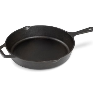 Tigaie adanca rotunda din fonta cu maner Navaris, 30 cm, Resigilat, Grad A