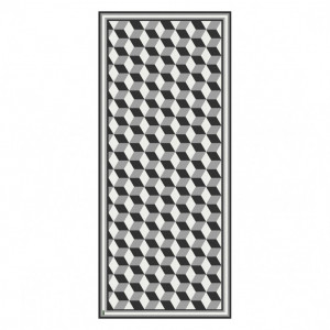 Traversa Abaigail, alb/negru, 78 x 180 cm - Img 1
