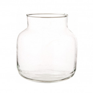 Vaza Dona, transparenta, 22 x 23 cm - Img 1