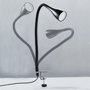 Veioza Chaddy, LED, metal, negru, 5,5 x 60 cm