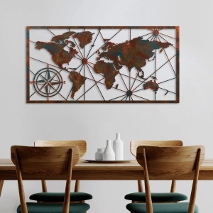 Wallxpert decor de perete metal, 120x60 cm, grosime 1.5mm, 3.215 kg, multicolor - Verificat A · Re-Bloom - Img 3