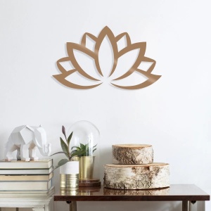 Wallxpert decor de perete metal, 60x35 cm, grosime 1.5mm, 0.7 kg, cupru - Verificat A · Re-Bloom - Img 2