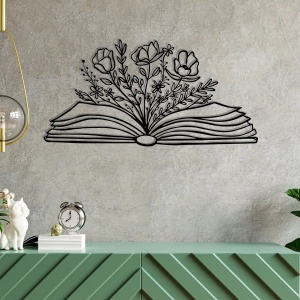 Wallxpert decor de perete metal, 68x34 cm, grosime 1.2mm, negru - Verificat A · Re-Bloom - Img 4