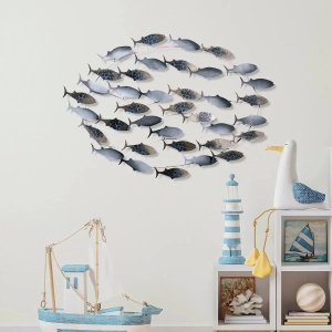 Wallxpert decor de perete metal, 94x58x4 cm, multicolor - Verificat A · Re-Bloom - Img 4