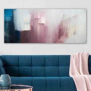 Wallxpert tablou decorativ canvas, 50x120 cm, panza 100%, cadru lemn 100% grosime 3 cm, format panoramic, multicolor - Verificat A · Re-Bloom - Img 2