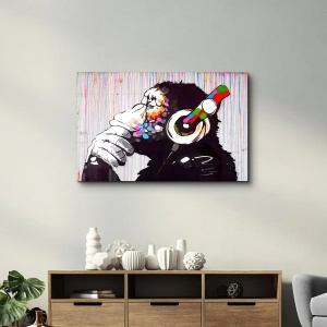 Wallxpert tablou decorativ pe sticla temperata, 46x72 cm, sticla 100% grosime 4mm, imprimare UV, multicolor - Verificat A · Re-Bloom - Img 4