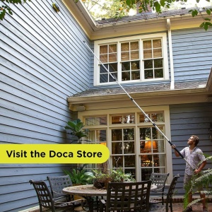 Accesoriu reglabil pentru manerul extensibil DocaPole, metal/silicon, negru, 180 grade - Img 2