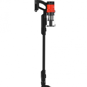 Aspirator vertical Heinner Brightfloor 200 HSVC-MBDB200OR, Putere 200W, 3 viteze, Sistem filtrare multiciclonic, Motor BLDC, Filtru HEPA, Perie electrica cu lumini LED, Negru/Rosu - Img 2