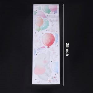 Autocolant de perete pentru copii Bzocio, PVC, multicolor, 64 x 64 cm 