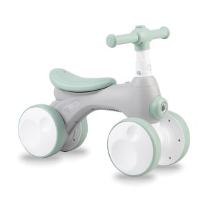 Bicicleta cu lumini, sunet si difuzor de balonase, Momi Tobis - Grey - Img 1