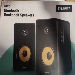 Boxe PC active 2.0, Majority, D40X, Bluetooth, HiFi amplificate cu intrare optica, RCA, USB si AUX, 70 W, Resigilat, Grad A - Img 6