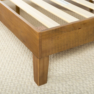 Cadru de pat Elizabeth din lemn masiv, 150 x 200 cm - Img 2