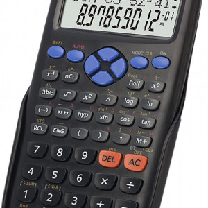 Calculator stiintific cu 240 functii OSALO, negru, plastic, 165 x 84 mm