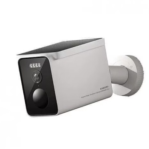 Camera de supraveghere de exterior Xiaomi BW400 Pro, 4MP, 2560x1440, Detectie AI, cu panou solar integrat, baterie 10000mAh reincarcabila, IP66, Resigilat, Grad A