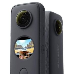 Camera video sport Insta360 ONE X2, 5.7K, 360°, Waterproof(pana la 10 metri), 4 microfoane, Mod Steadycam, InstaPano, Slow Motion, capacitate acumulator 1630 mAh, culoare neagra - Img 5