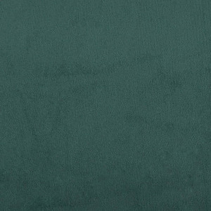 Canapea tapitata Amaty, catifea/lemn masiv/placaj, verde inchis/negru, 119,5 x 64,5 x 75 cm