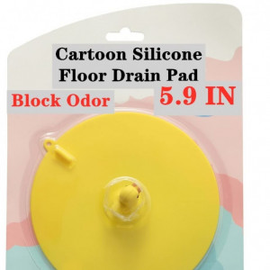 Capac pentru scurgere MAOYONG, silicon, galben, 15 cm - Img 2