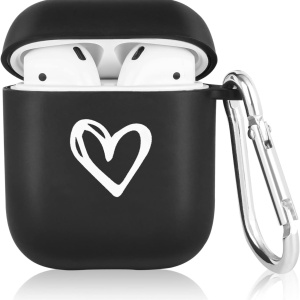 Carcasa de protectie pentru Airpods 1&2 Newseego, TPU/metal, negru/alb/argintiu