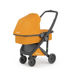 Carucior 2 In 1, Greentom, 100% Ecologic, Black Sunflower - Img 4