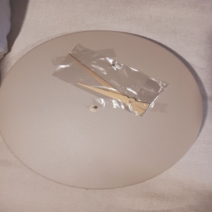 Ceas de perete decorativ 35x35 cm, metal, cappuccino - Verificat A · Re-Bloom - Img 4